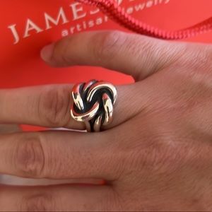 SOLD James Avery Love knot ring